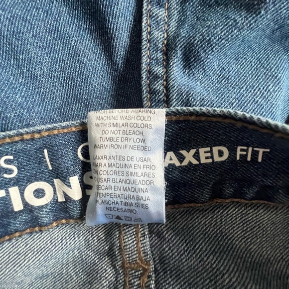Basic Editions Relaxed Fit KMart Men’s Denim Jeans labeled 31 inch waist but 34 - Picture 8 of 14